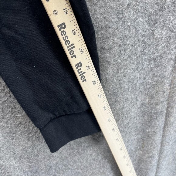 Guess Sweater Women 18 Black White Full Zip Hoodie Full Zip Jacket Spell out VTG - Picture 5 of 12